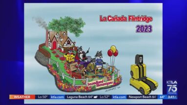 Rose Parade Float Preview - La Canada Flintridge