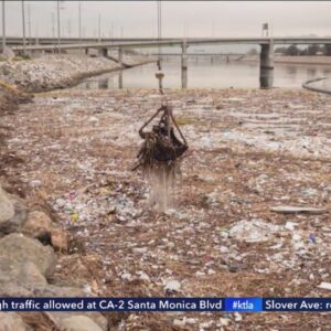 San Gabriel River runoff sends garbage to local beaches