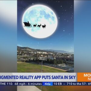 See Santa in Sky