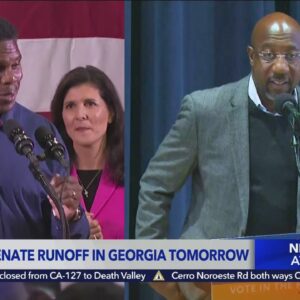 Senate runoff in Georgia Tuesday