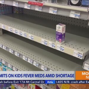 Shortage of children's pain medication leads pharmacies to limit sales