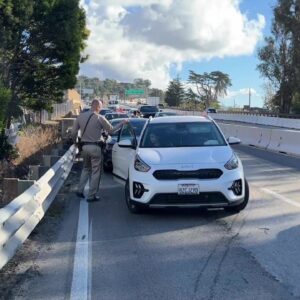 Six car crash blocked Highway 101 north in San Ysidro