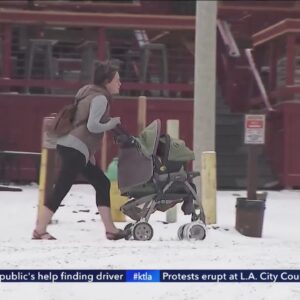 Southern Californians brave chilly winter temps