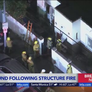 Suspicious fire leaves 1 dead in Hollywood home