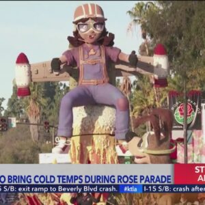Wet weather, cold temps ahead of Rose Parade