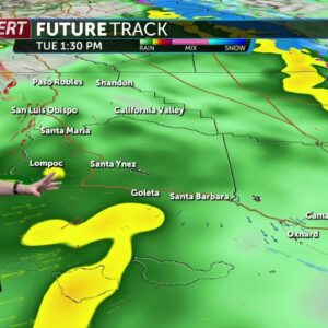 Widespread rain moves into the region following the holiday weekend