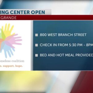 South County Regional Center opens Wednesday and Thursday night ahead of the rain
