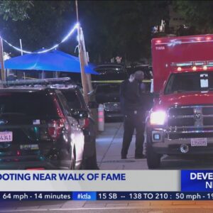 3 shot, 1 killed, near Hollywood Walk of Fame