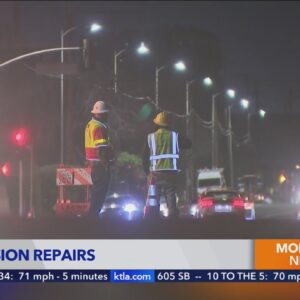 Arleta street reopens after closure due to 'sudden soil erosion'