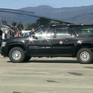 Biden arrives to Santa Cruz County