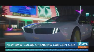 BMW unveils concept car that changes colors