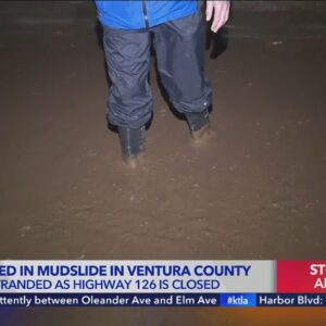 Drivers rescued but Highway 126 remains closed in Ventura County due to debris flows