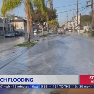 High surf leads to flooding in Long Beach