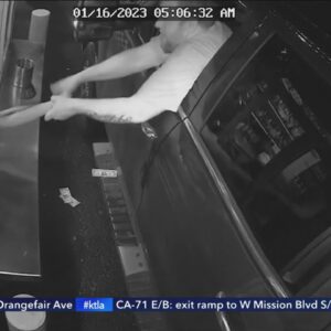 Man tries to abduct barista from coffee stand's drive-thru window, video shows