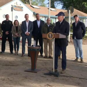 President Biden delivers remarks on recovery efforts and Federal support for California storm damage