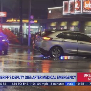 L.A. County sheriff's deputy dies after medical emergency