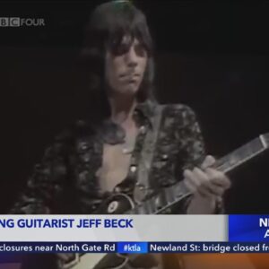 Legendary rock guitarist Jeff Beck dead at 78