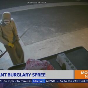 Long Beach restaurant burglaries caught on video