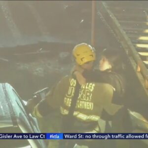 Mother, daughter rescued after car swallowed by sinkhole