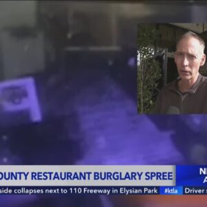 Police investigate series of burglaries at restaurants in Orange County