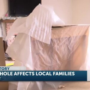 Orcutt Sinkhole family displaced and living in a hotel