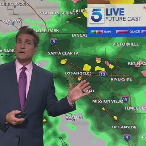 Overnight showers give SoCal a taste of what's to come
