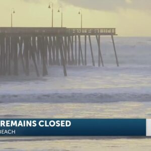 Pismo Beach Pier remains closed due to high surf