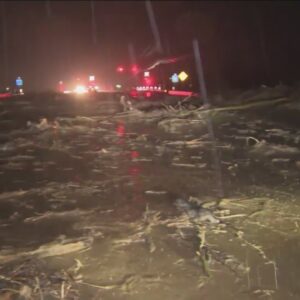 Portion of Highway 126 closed due to mudslides