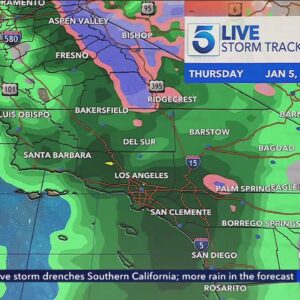 Rain expected off and on throughout the week