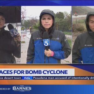 Southern California braces for bomb cyclone