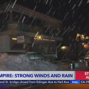 Strong wind, rain hits Inland Empire