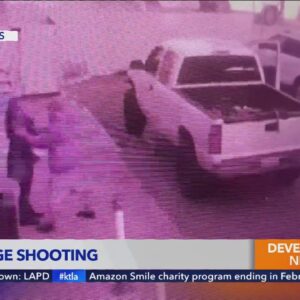 Surveillance video captures aftermath of road rage shooting