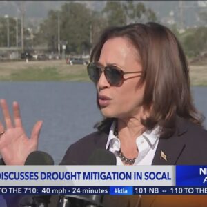 Vice President Kamala Harris discusses drought mitigation in SoCal