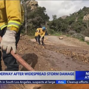 Widespread damage in Montecito leads to cleanup efforts