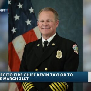 Montecito Fire Chief Kevin Taylor announces his retirement after 35 years of service