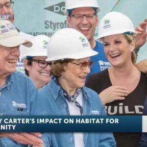 Local Habitat for Humanity reflects on Former President Jimmy Carter's contributions