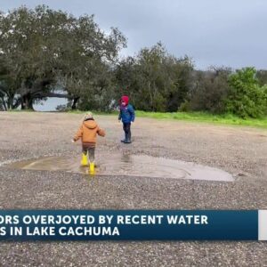 Visitors “soak up” scenic views as Lake Cachuma fills to capacity for first time in over ...