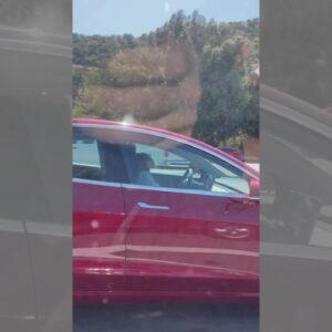 Another Tesla driver caught napping behind the wheel