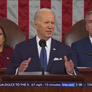 Biden gives first State of the Union address to divided government