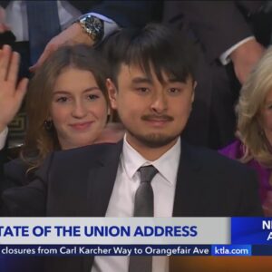 Brandon Tsay receives standing ovation at President Biden's State of the Union Address