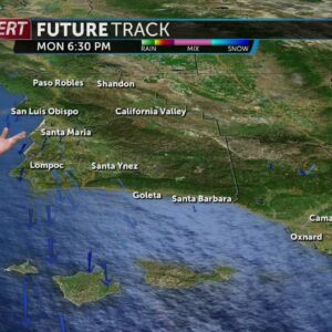 Conditions are clearing and drying out Monday