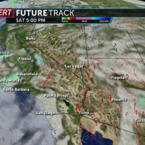 Cooling trend begins Friday, followed by a chance of rain Saturday