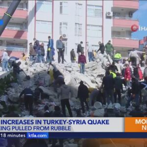Death toll increases in Turkey-Syria quake