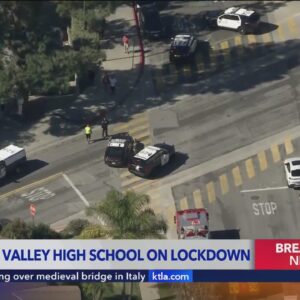 Crescenta Valley High School on lockdown after report of suspicious person on campus