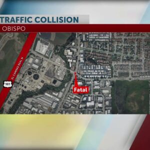 Fatal traffic collision at intersection of S. Higuera and Prado in SLO