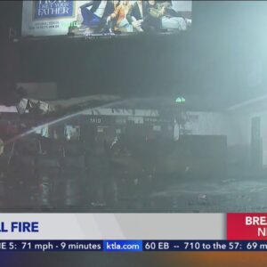 Fire destroys 7-Eleven, laundromat in Hollywood