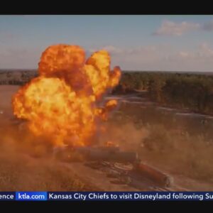 After Ohio train derailment, family lives plot of movie they helped make