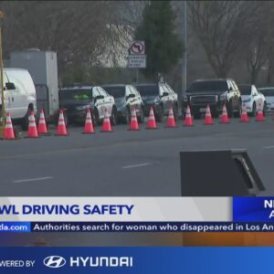 Police cracking down on DUI drivers in Southern California this Super Bowl weekend