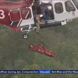 Injured mountain biker in Brentwood airlifted to hospital