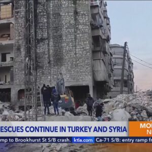 Survivors still being found as quake death toll tops 25,000 in Syria, Turkey